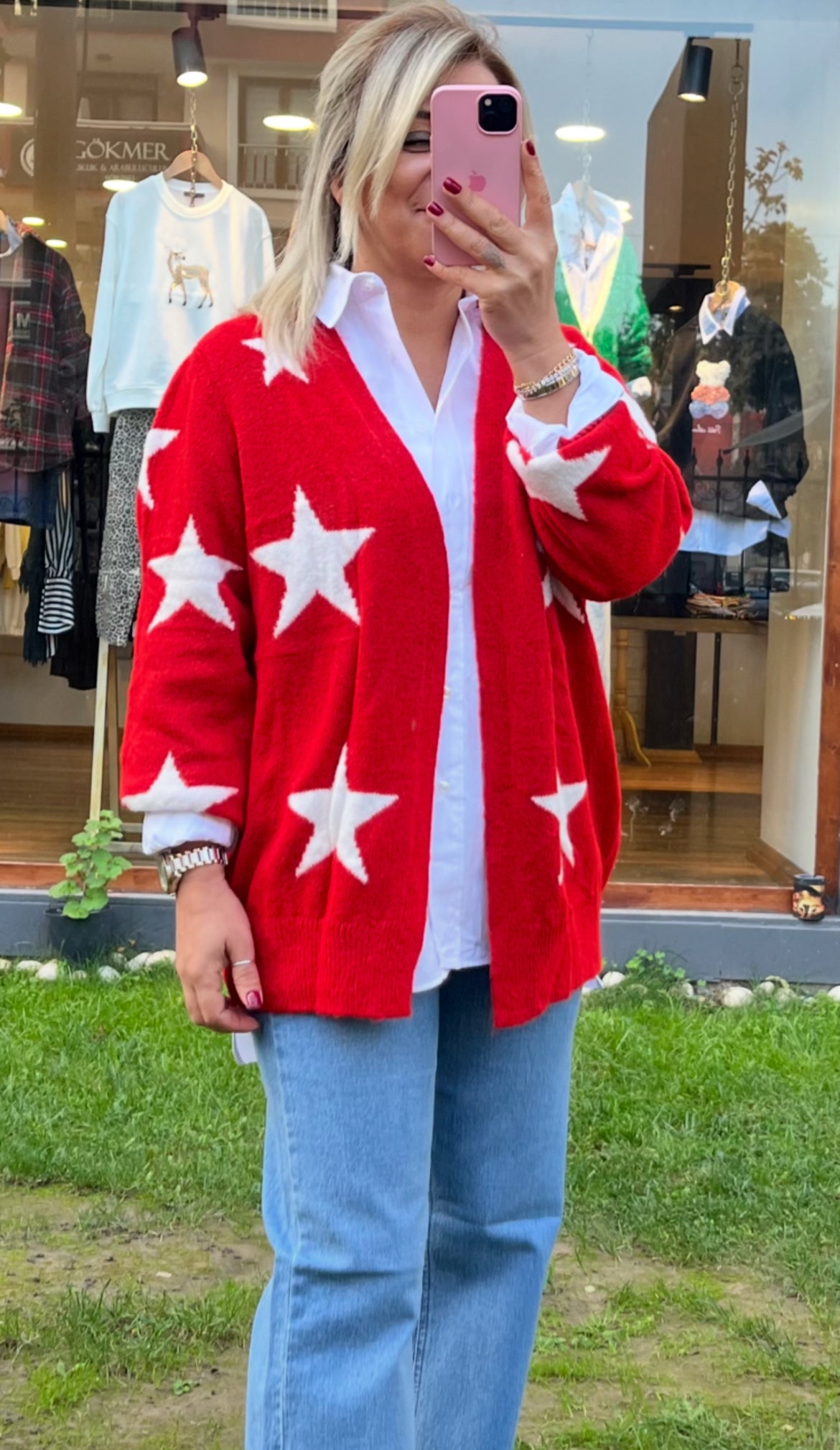 Yıldız Detay Triko hırka