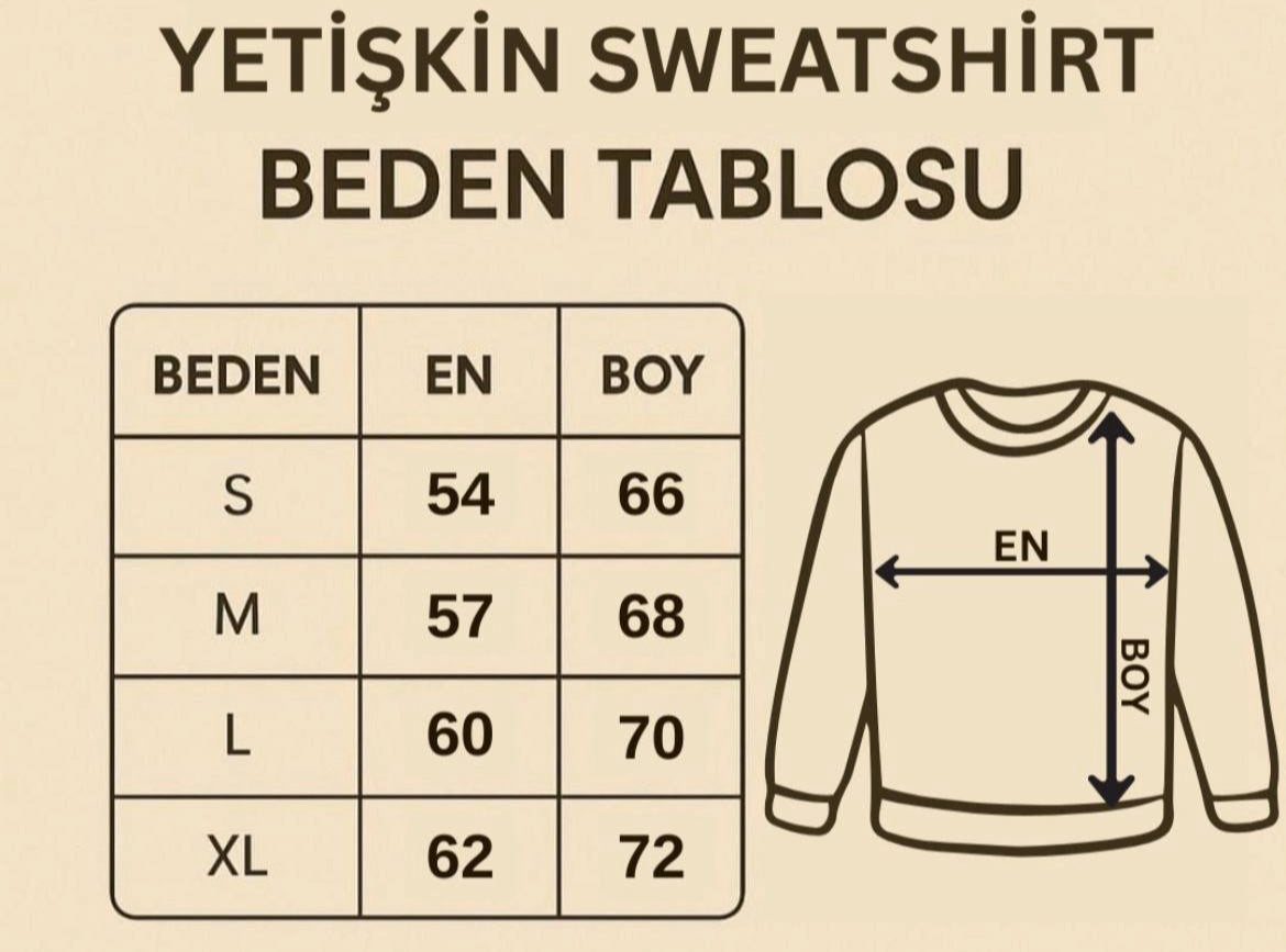 Yıldız Baskı Detay Sweatshirt