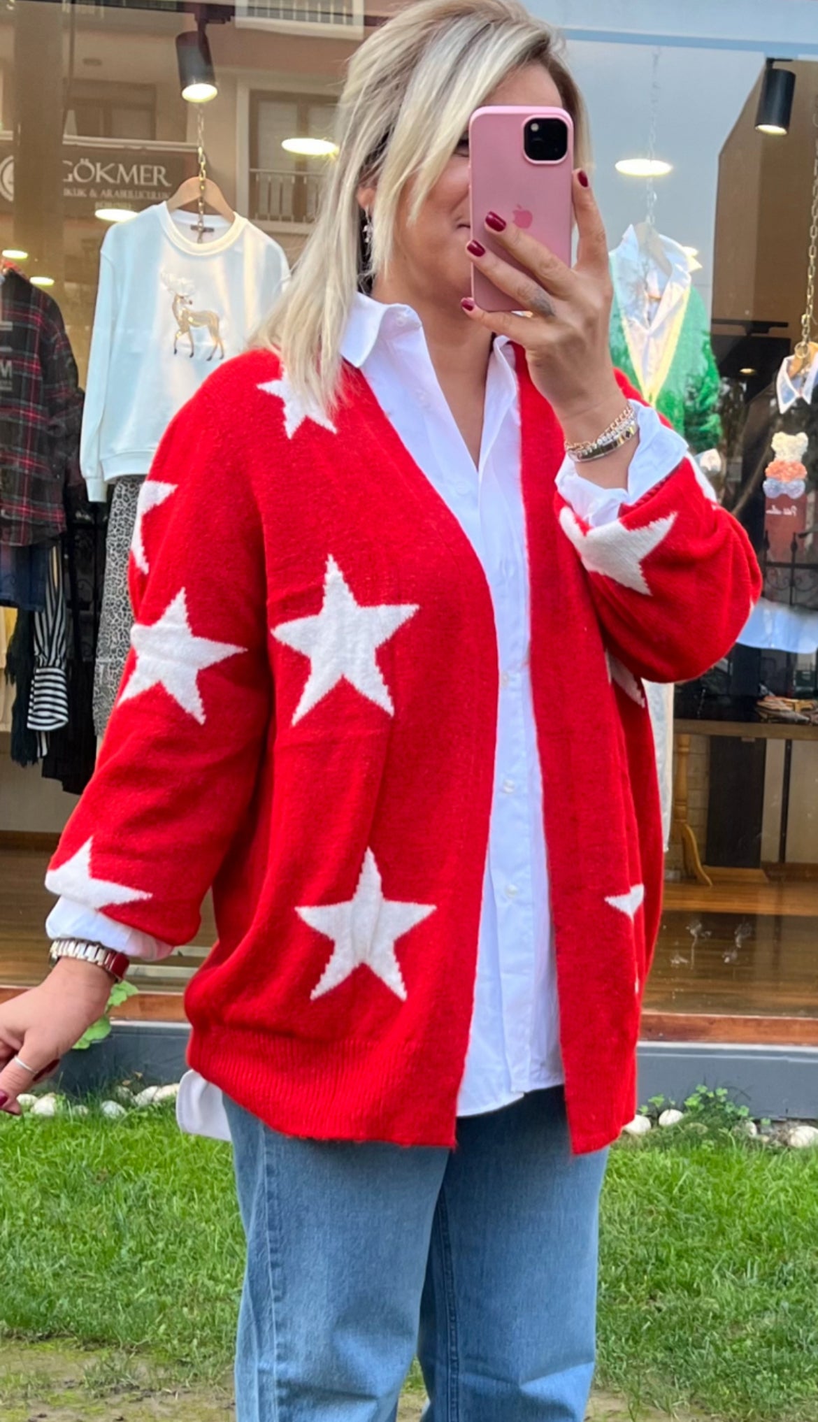 Yıldız Detay Triko hırka