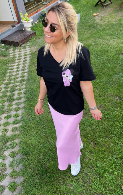 Mickey Mouse Tshirt V yaka