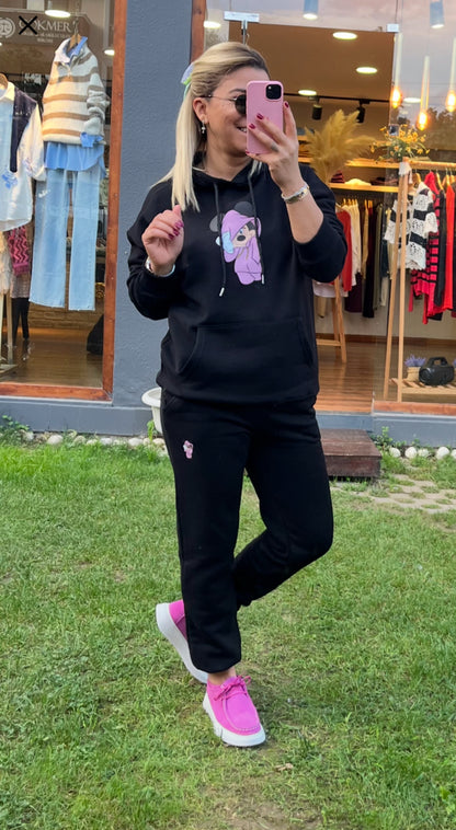 Mickey Mouse Kapşonlu Takım