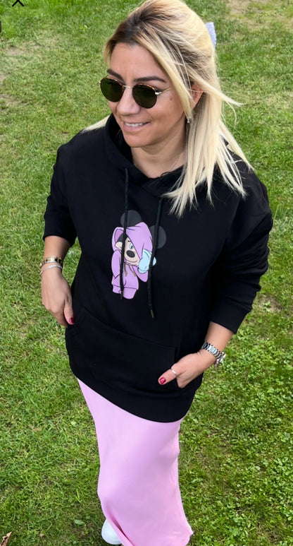 Mickey Mouse Kapşonlu Sweatshirt
