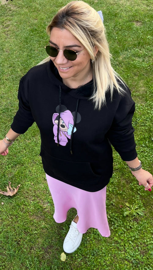 Mickey Mouse Kapşonlu Sweatshirt