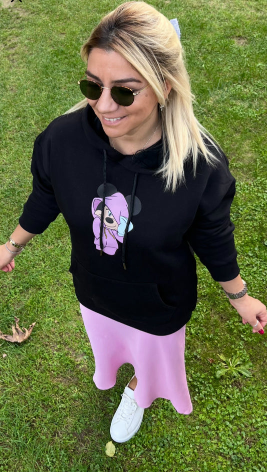 Mickey Mouse Kapşonlu Sweatshirt