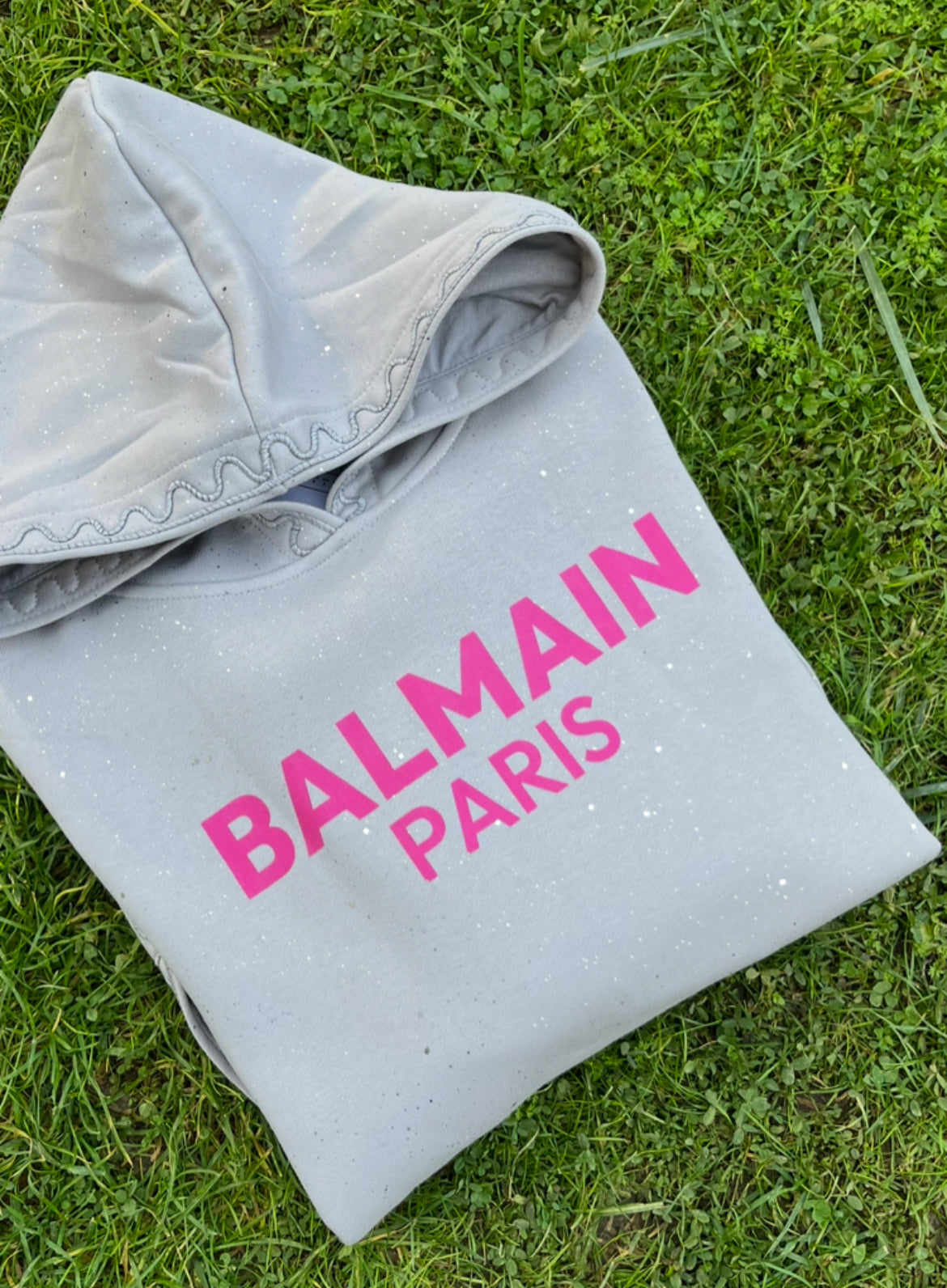 Simli Kapşonlu Sweatshirt