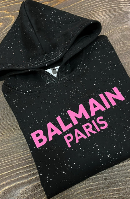 Simli Kapşonlu Sweatshirt