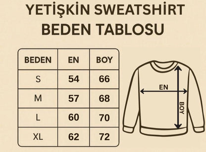 Yıldız Baskı Detay Sweatshirt