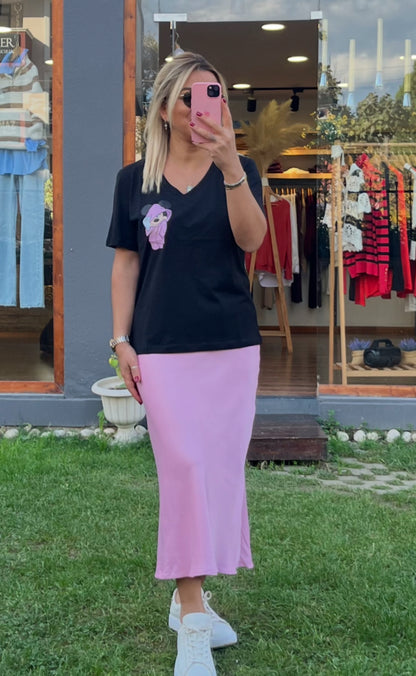 Mickey Mouse Tshirt V yaka