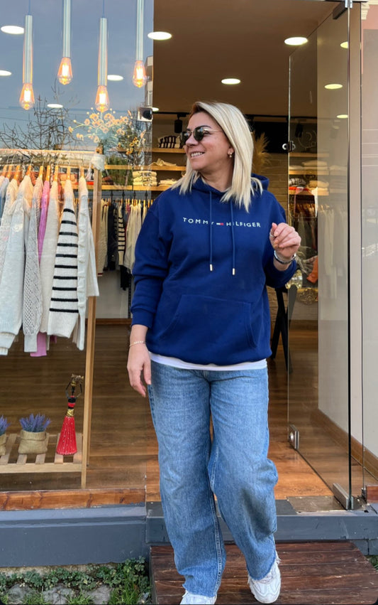 Kadın Kapşonlu Sweatshirt