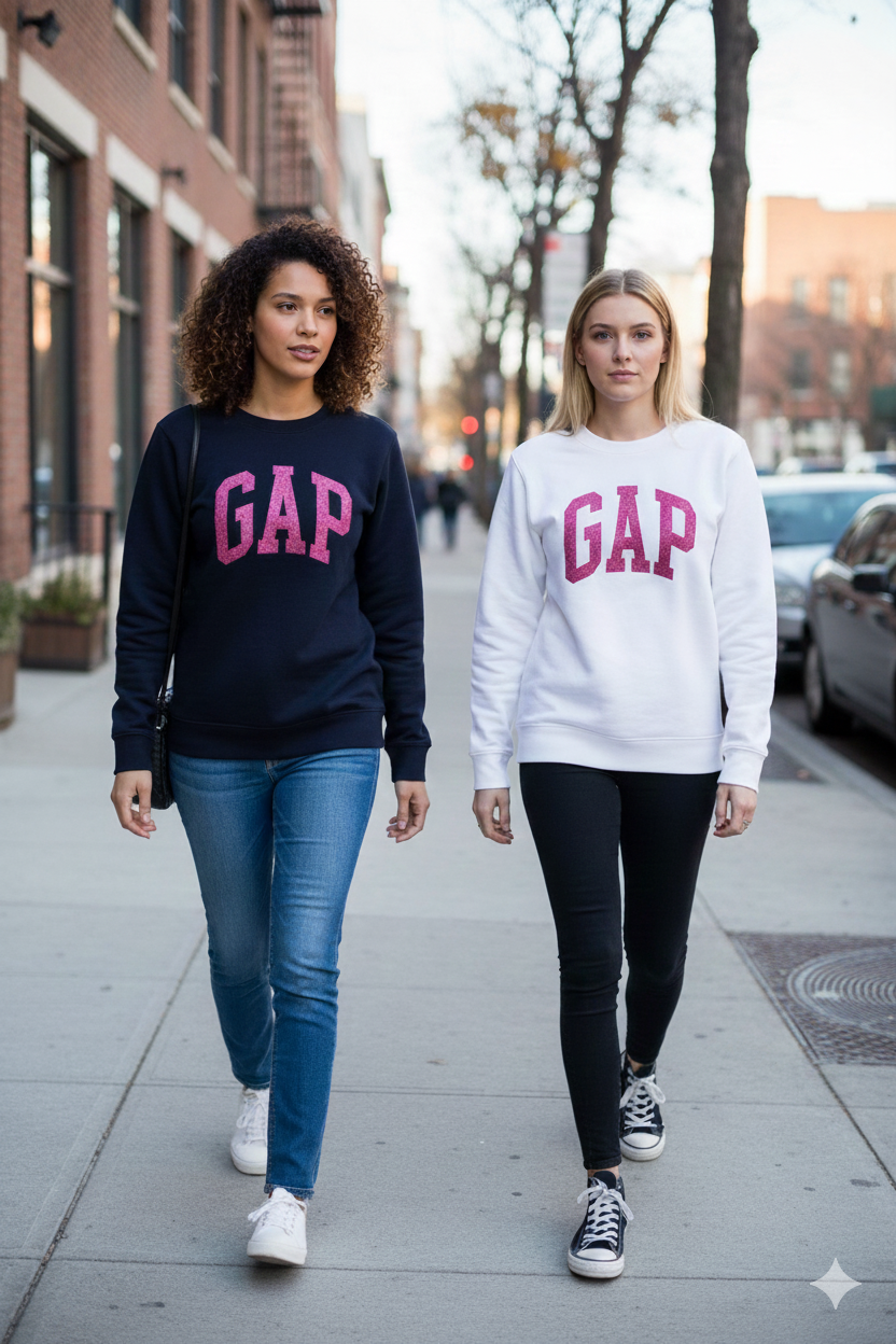 Kadın Simli Sweatshirt