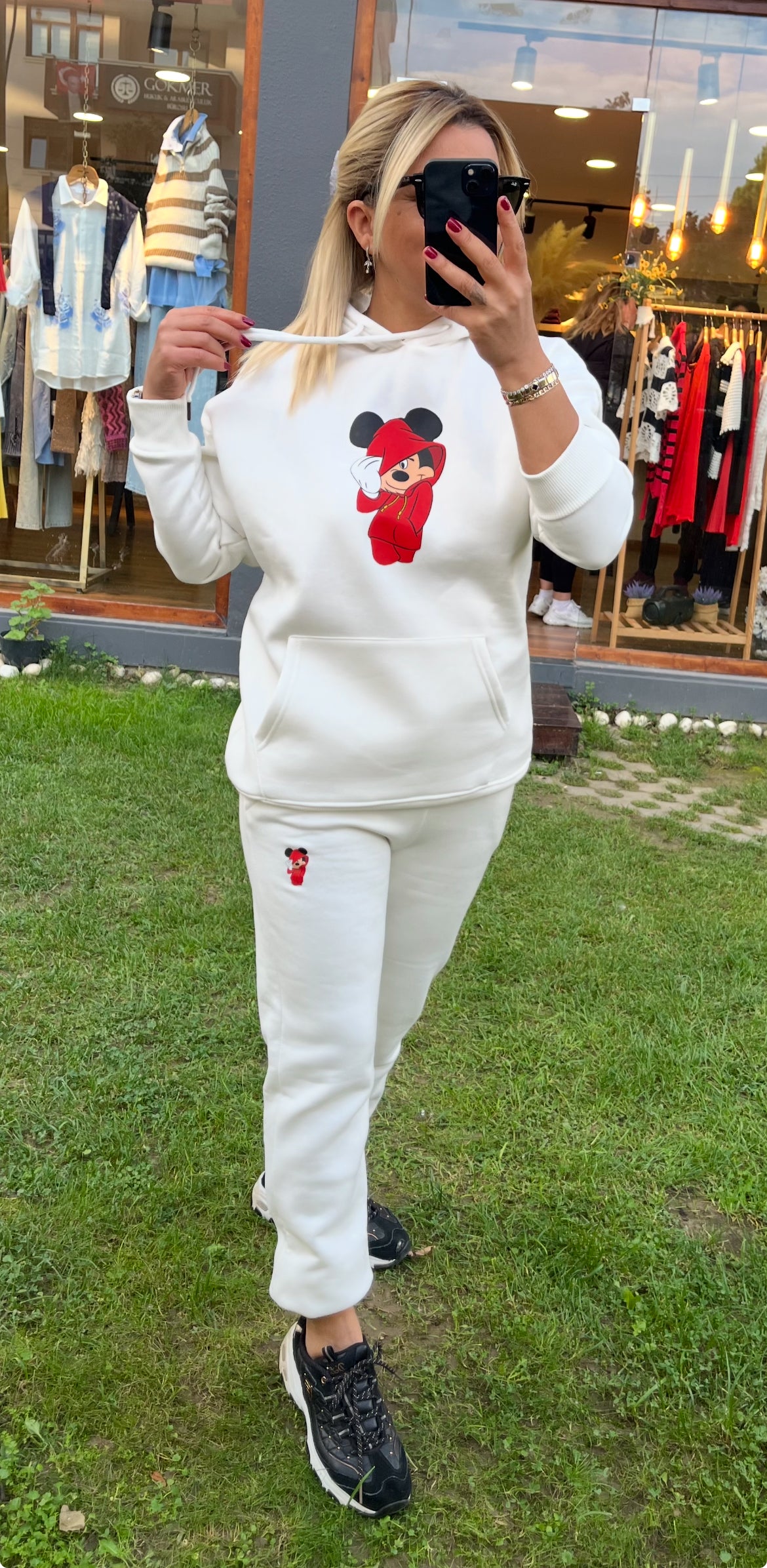 Mickey Mouse Kapşonlu TAKIM