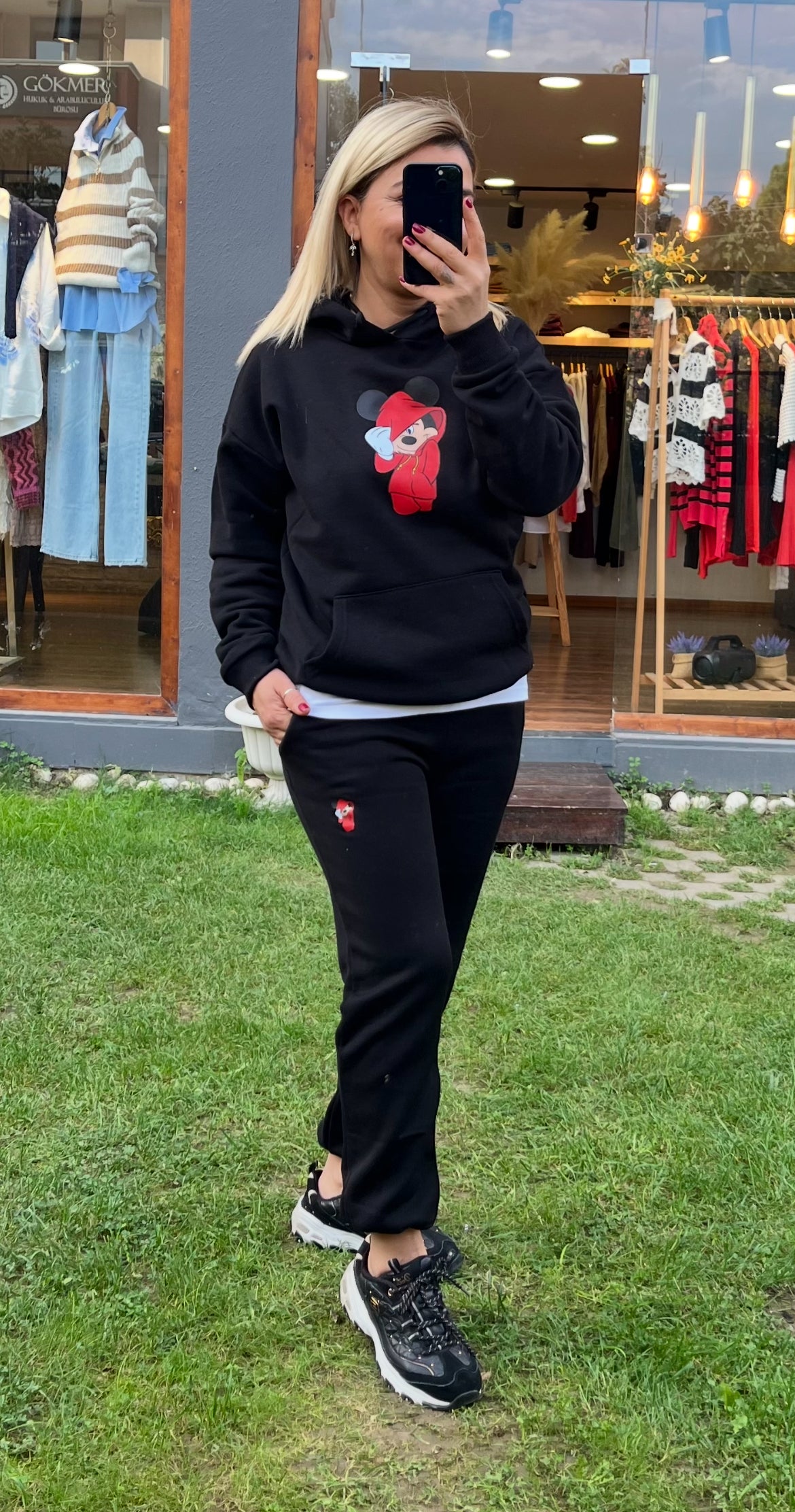 Mickey Mouse Kapşonlu TAKIM