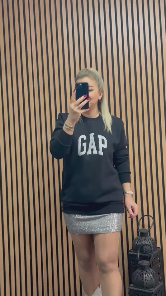 Sim Detay Kadın Sweatshirt