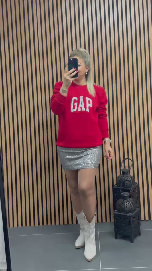 Sim Detay Kadın Sweatshirt