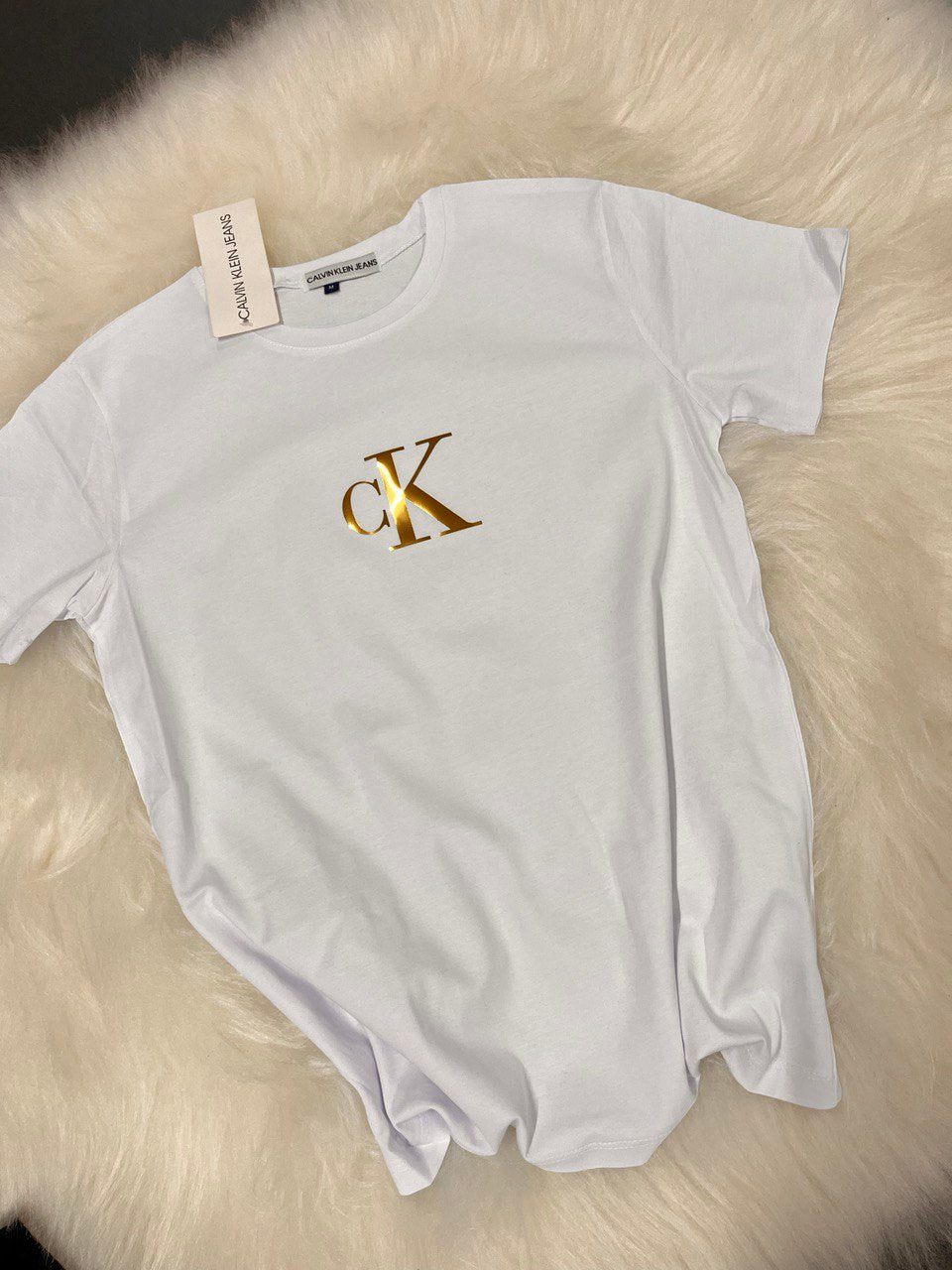 Kadın Tshirt Gold Detay