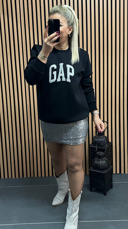 Sim Detay Kadın Sweatshirt