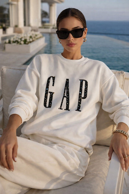 Yıldız Baskı Detay Sweatshirt