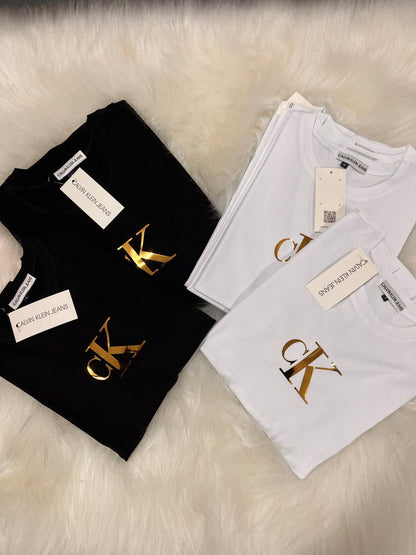 Kadın Tshirt Gold Detay