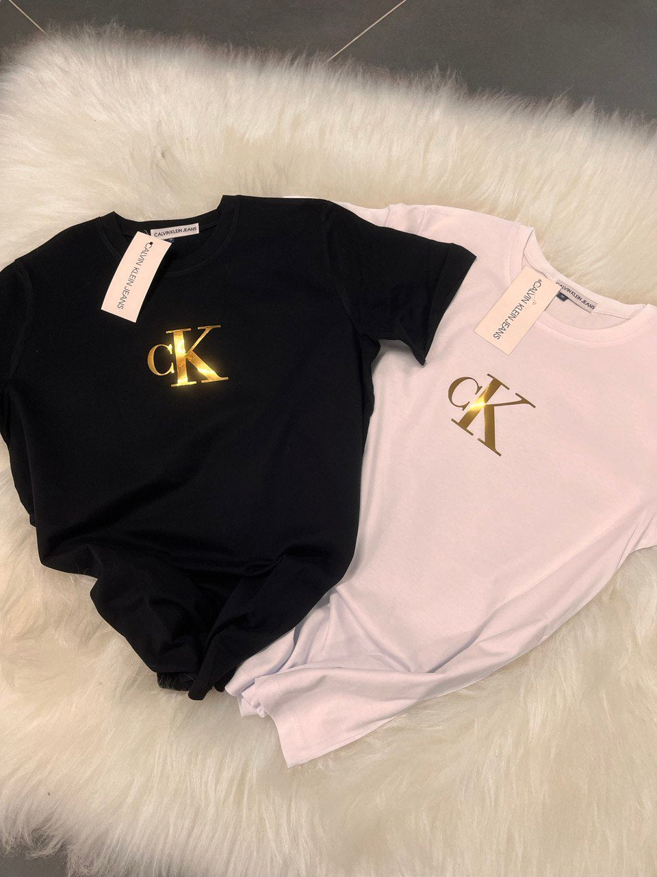 Kadın Tshirt Gold Detay